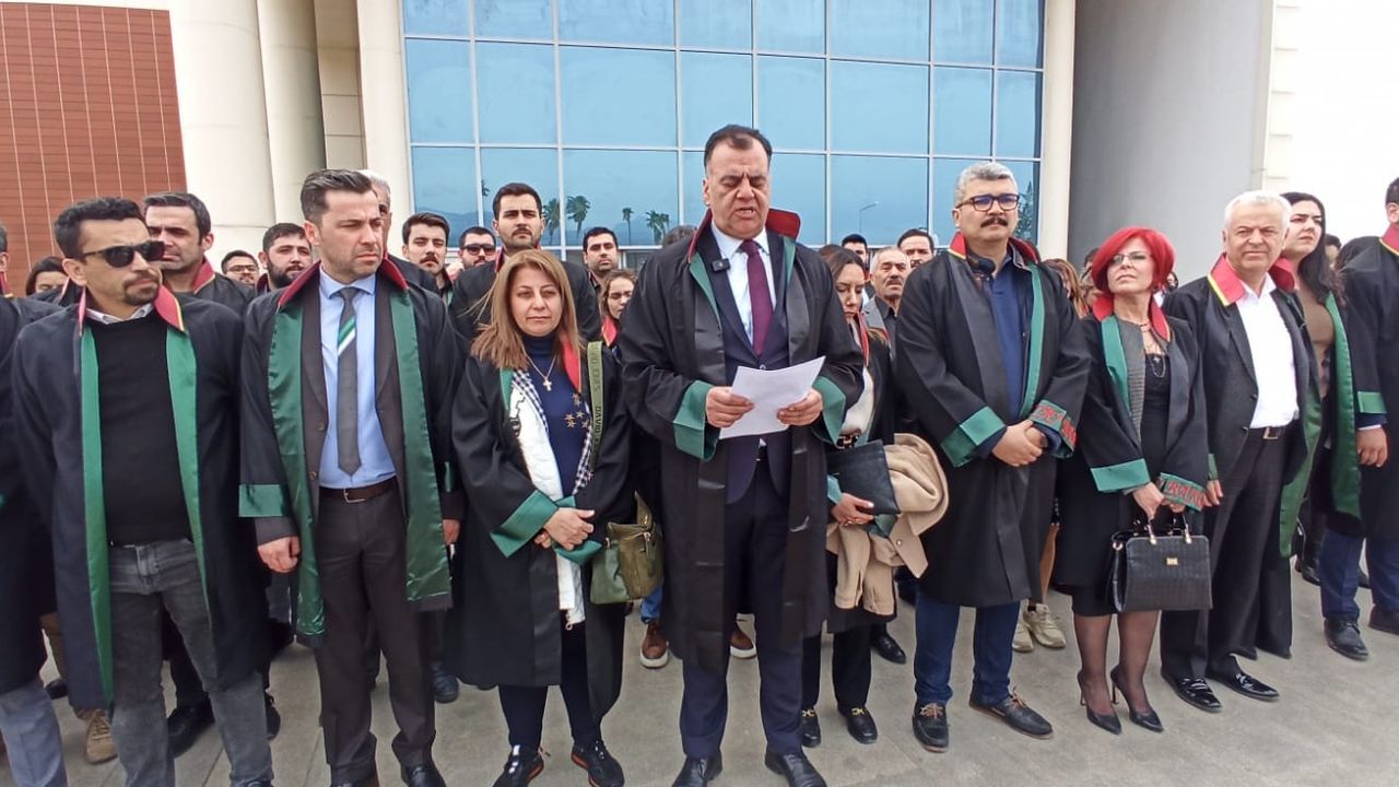 Hatay Barosundan İskenderun’da açıklama!
