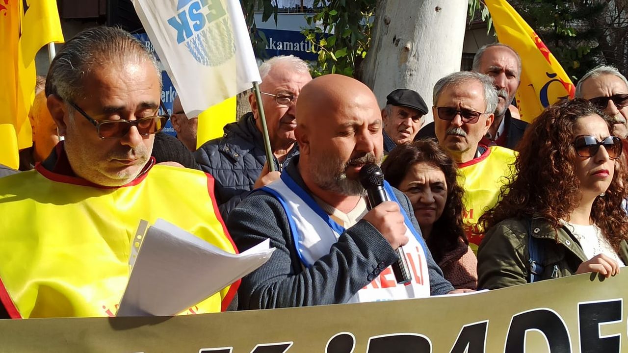 KESK’ten hukuksuzluklara karşı dayanışma çağrısı…