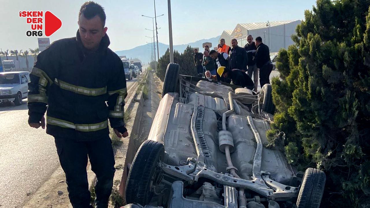 Antakya'da iki trafik kaza üç yaralı…