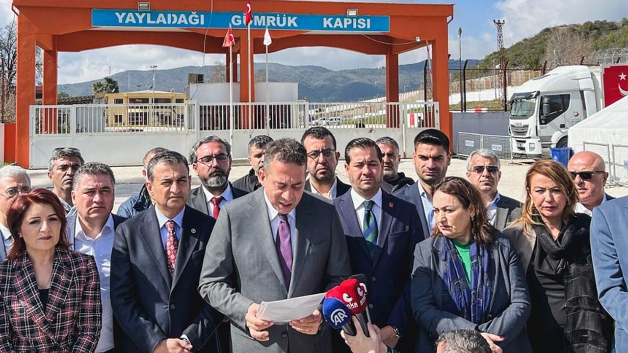 CHP Sınırda Sesini Yükseltti