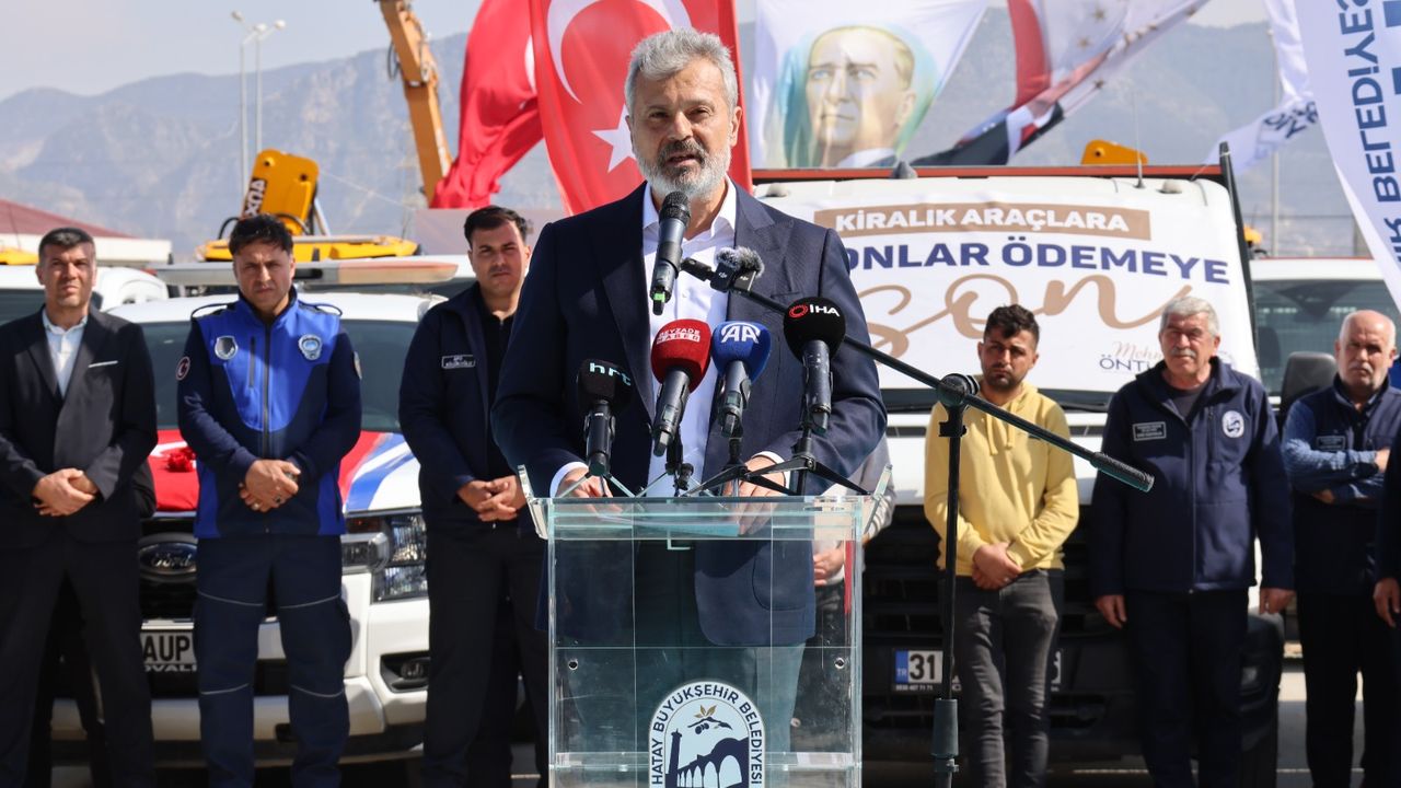 Hatay'a 1000 Yeni Araç