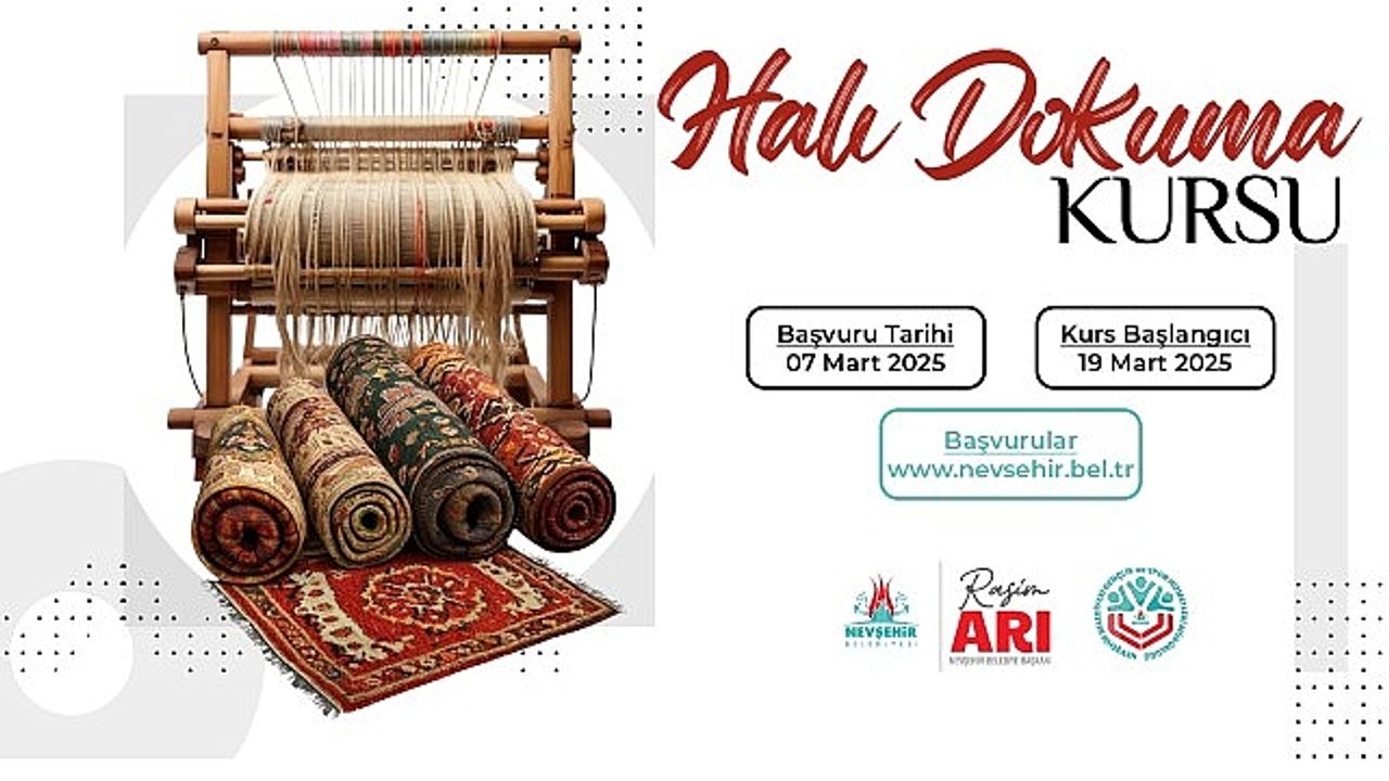 Nevşehir’de Halı Dokuma Kursu Açılacak