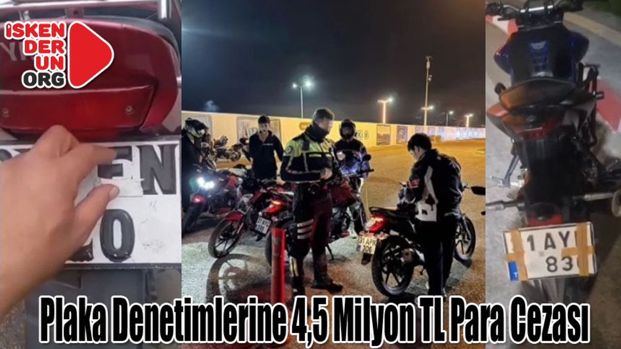 65 araç trafikten men edildi
