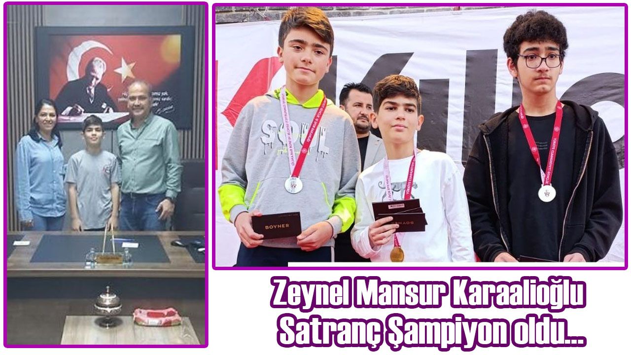 Karaalioğlu, Osmaniye Satranç Şampiyonu…