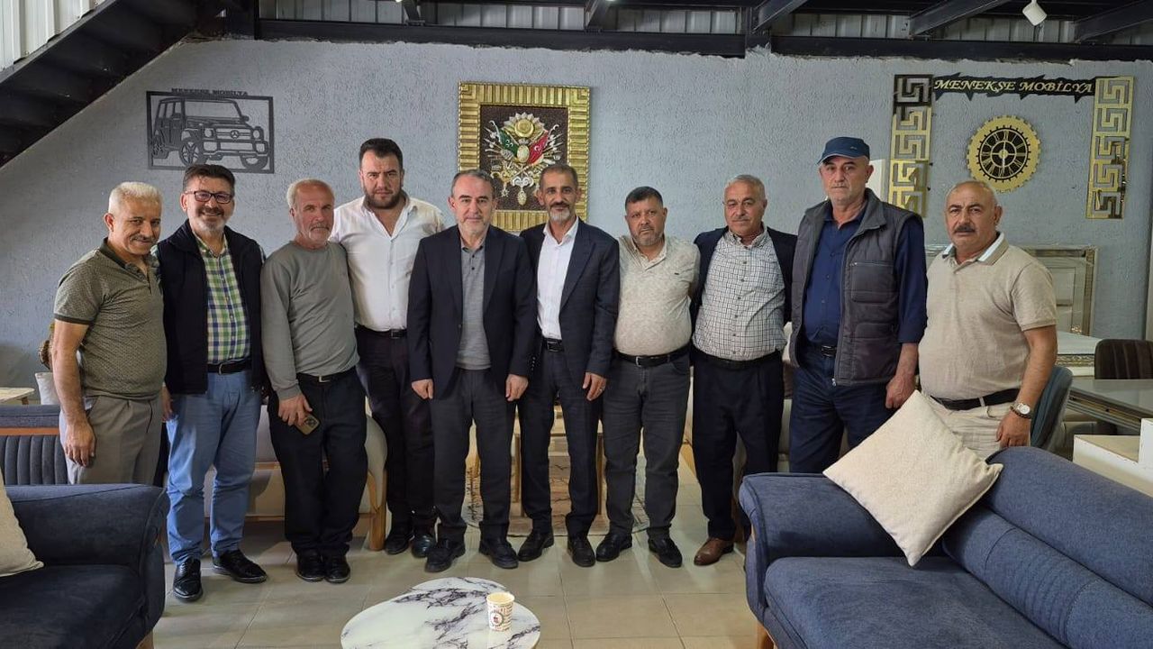 Sadullah Ergin, Antakya’da Vatandaşlarla Buluştu…