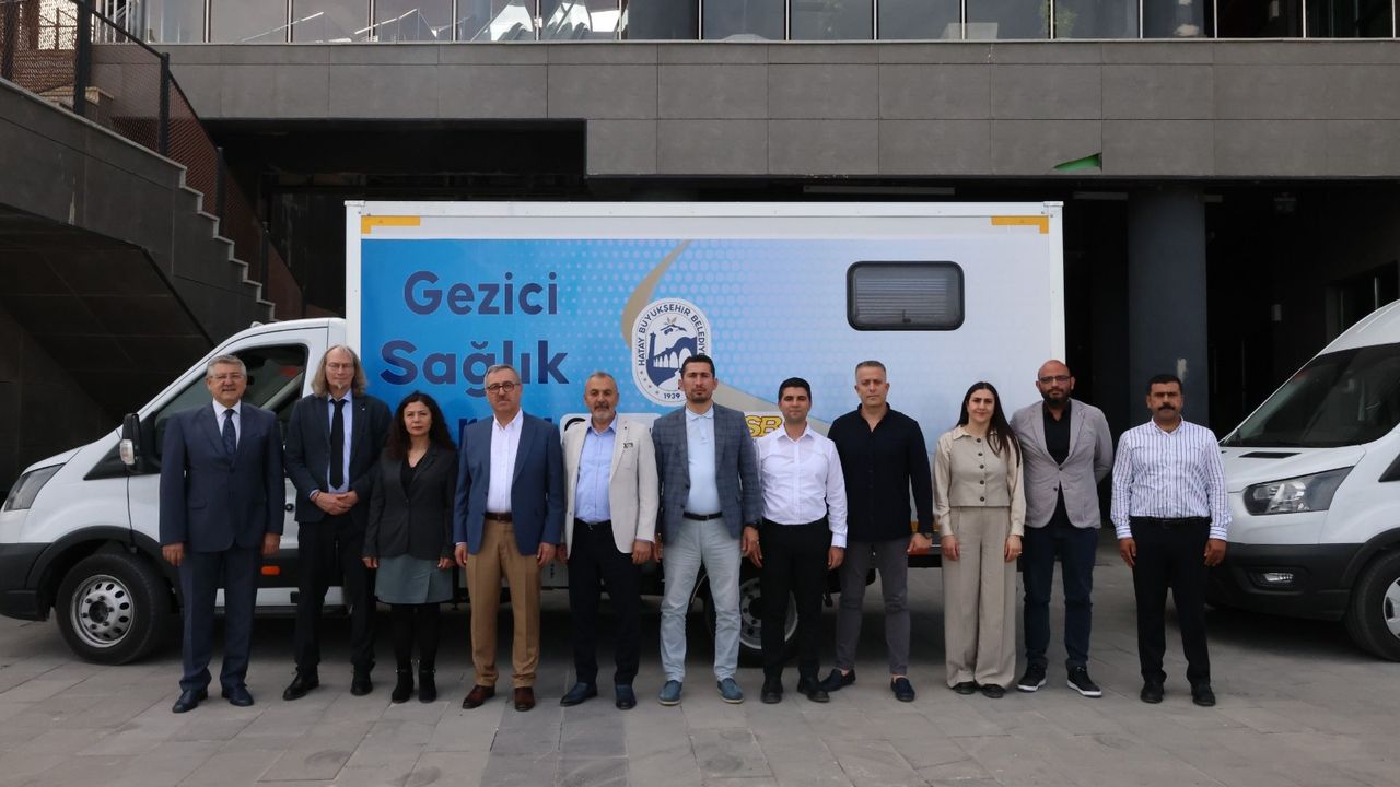 Hatay’a Gezici Sağlık Aracı