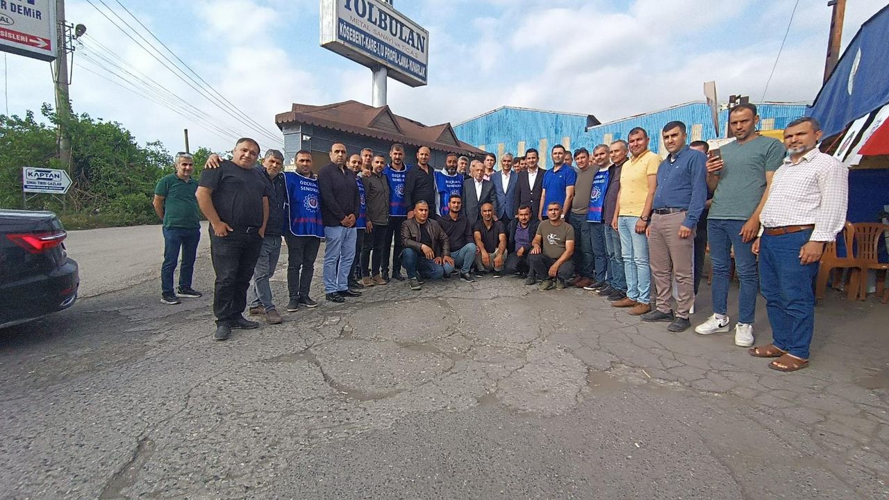 Hak-İş Genel Başkanı Aslan’dan Yolbulan Grev İşçisine Ziyaret
