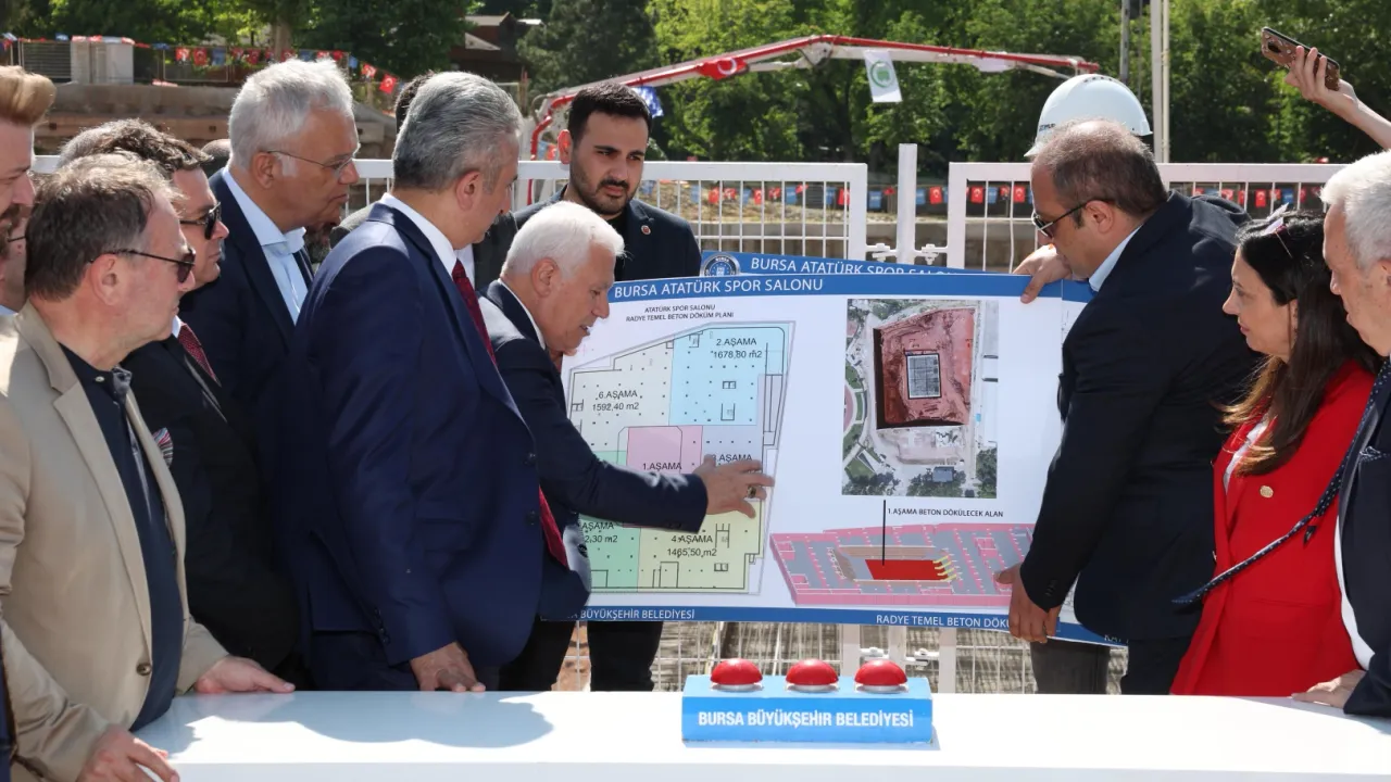 Bursa Atatürk Spor Salonu’na ilk harç! Açılış 19 Mayıs 2027’de