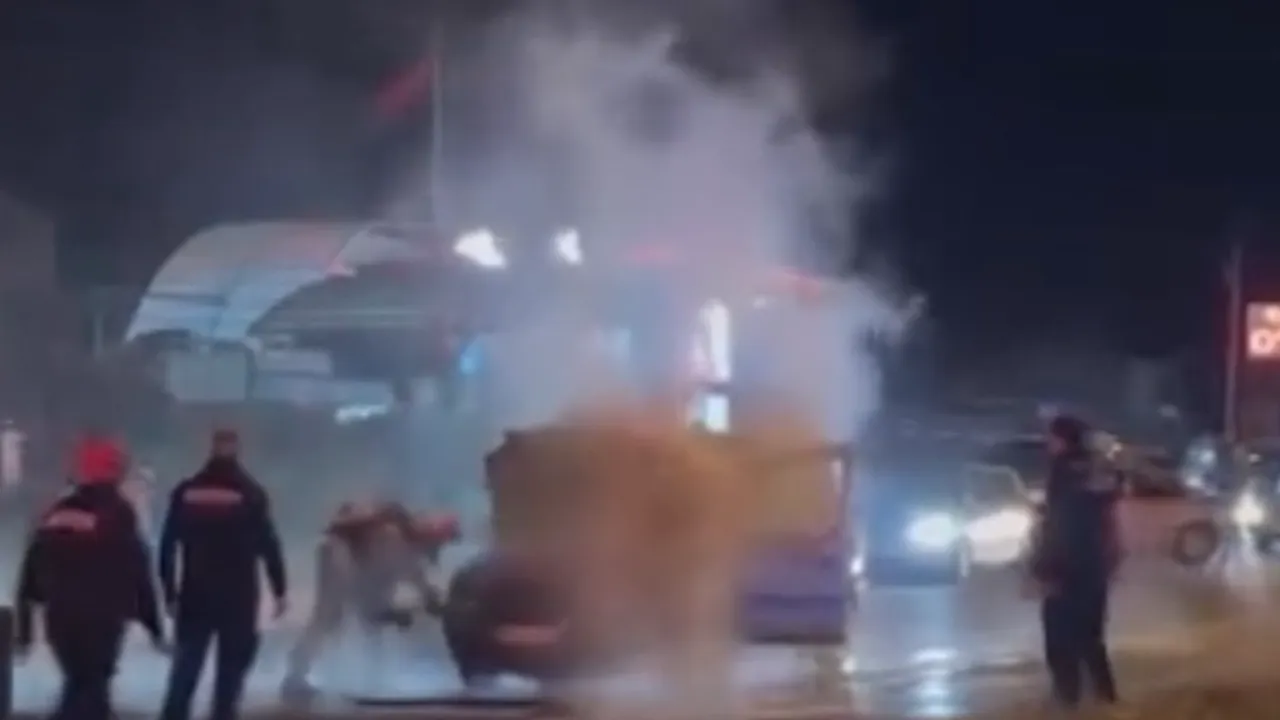 Düzce’de bir araç yangını daha!