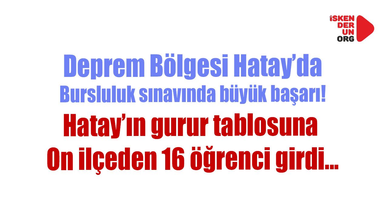 Hatay’da 16 Türkiye birincisi çıktı…
