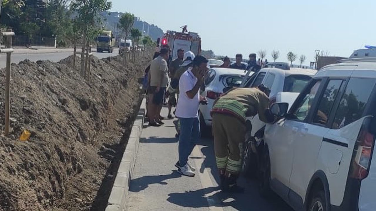 İskenderun Arsuz karayolunda zincirleme kaza!