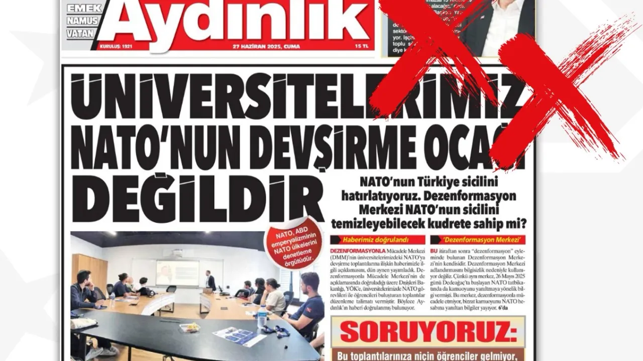 DMM’den Aydınlık’a “Gerçek Dışı” tepki