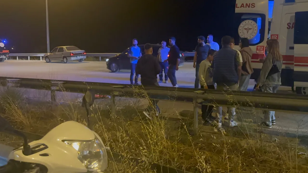 Düzce’de motosikletli kurye kaza kurbanı