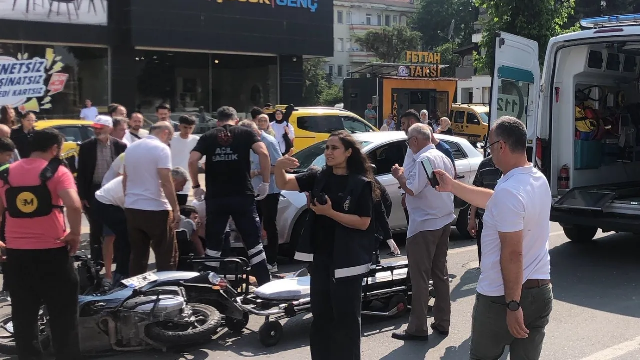 Düzce’de ters yön kazası!