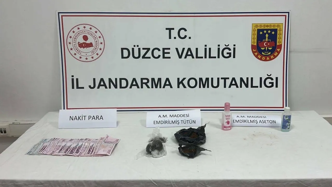 Düzce’de uyuşturucu operasyonu: 2 gözaltı