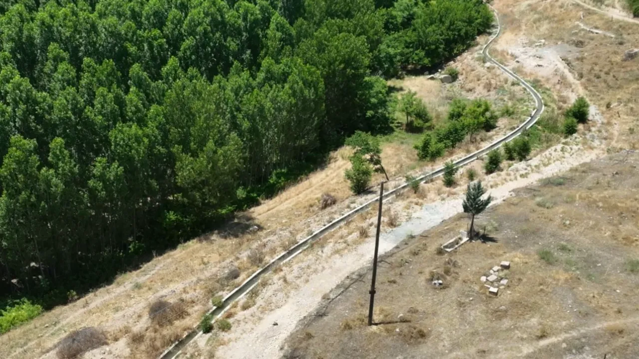 Malatya’da 1200 dekarlık alana kayıpsız su desteği
