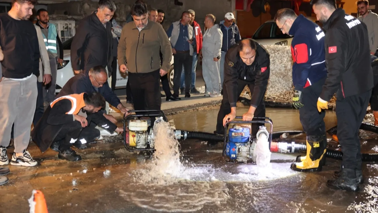 Sivas'ta su kesintisi krizi çözüldü