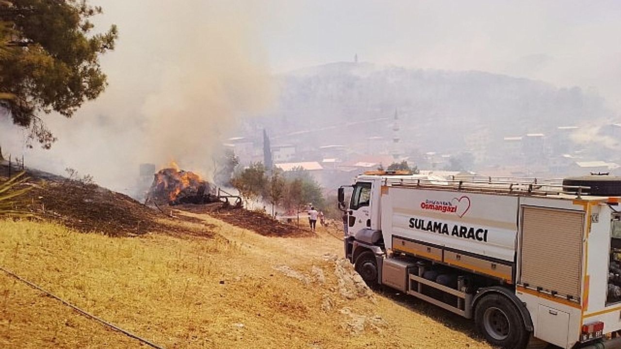 Başkan Aydın İsmetiye’deki yangın bölgesinde