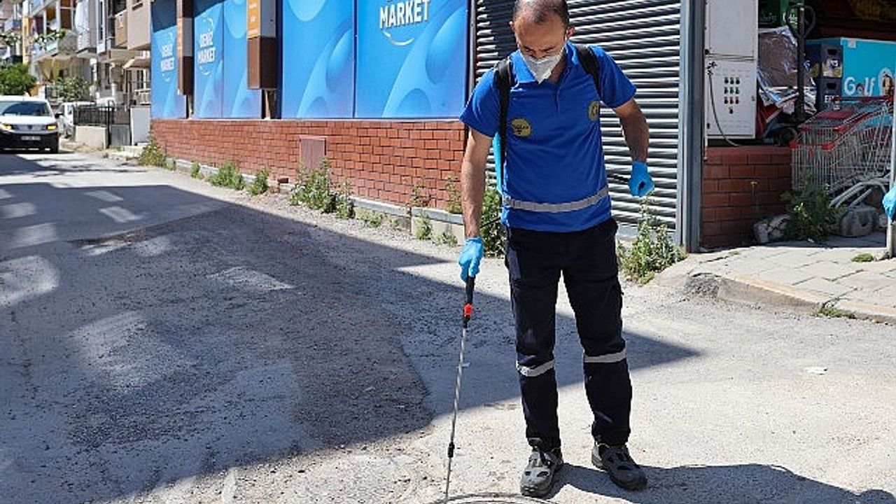 Buca’da 24 saat kesintisiz ilaçlama