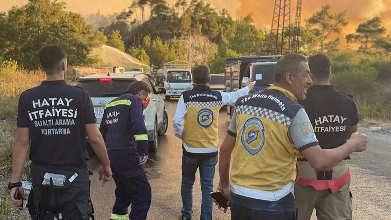 Suriye’deki Lazkiye yangınına Türkiye desteği