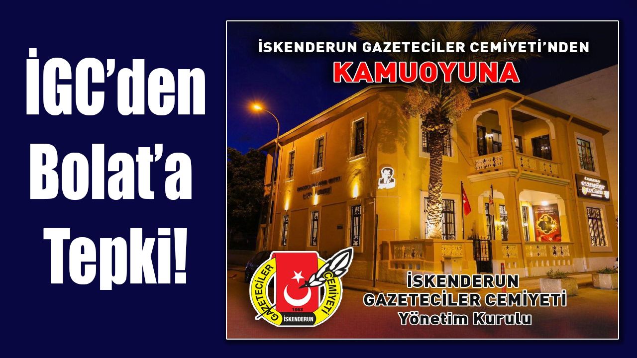 İGC’den Kamuoyuna açıklama...