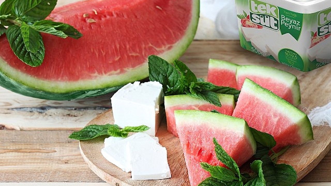 Beyaz peynir ve karpuz zamanı