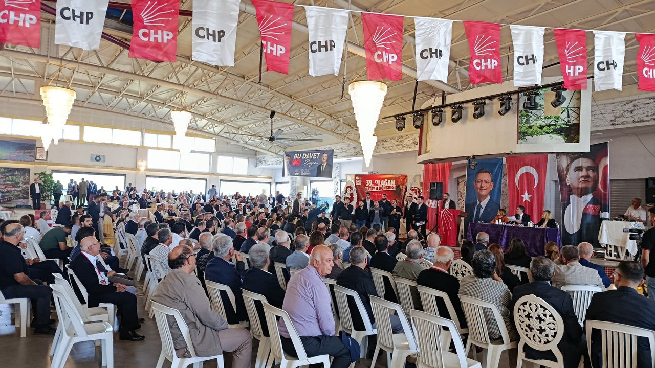 CHP Hatay İl Başkanını Seçiyor
