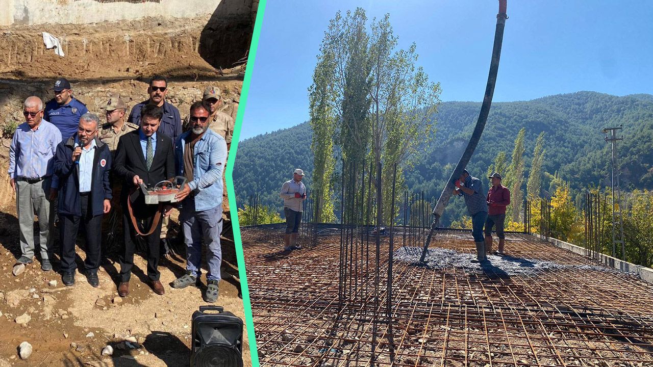 Hassa’da 24’üncü caminin temeli dualarla atıldı