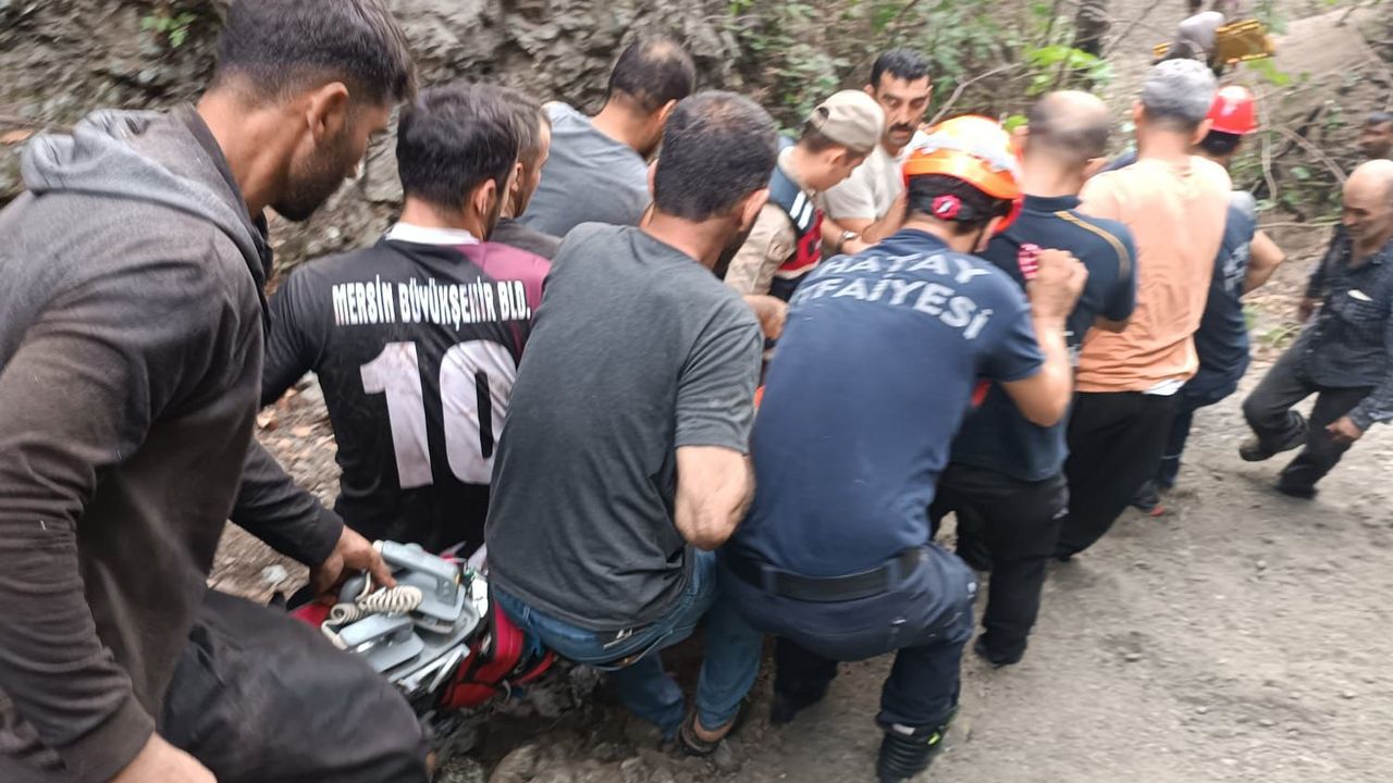 Operatör Uçurumdan Çıkartıldı