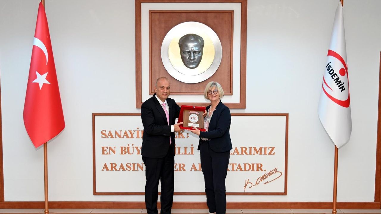 Alman Büyükelçi Sorg’dan, İsdemir Genel Müdürü Akın’a Ziyaret