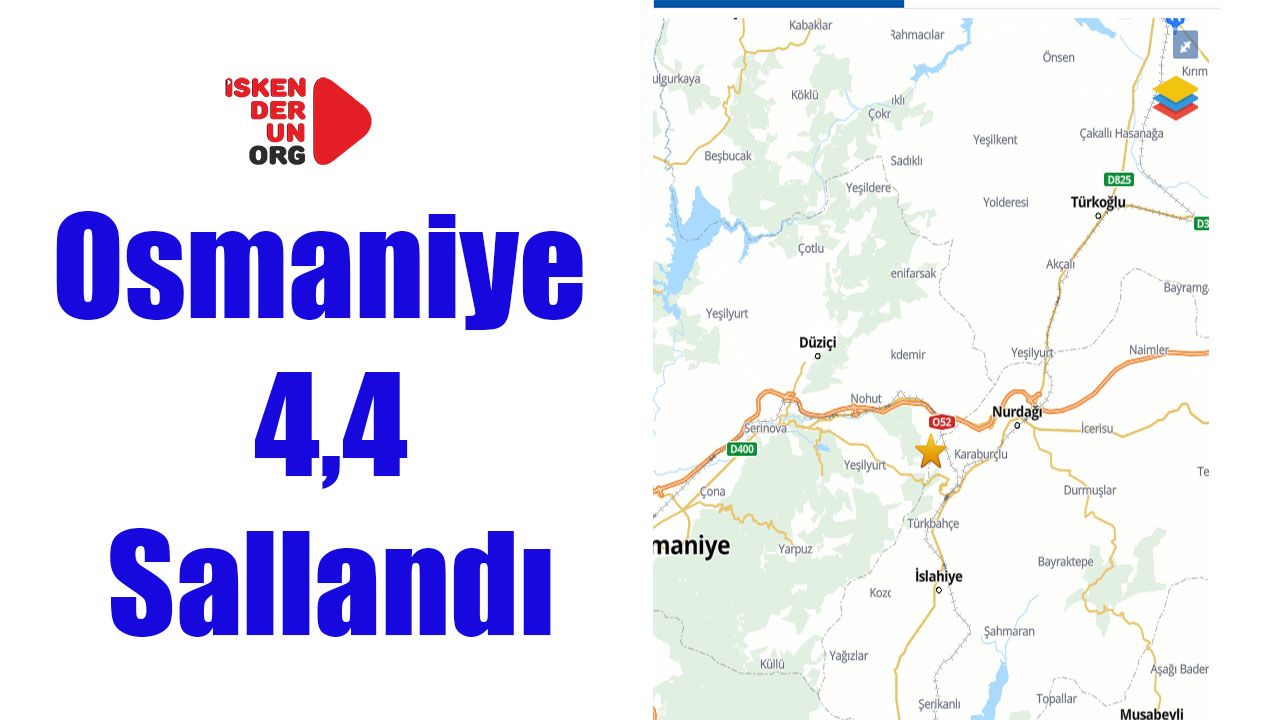 Osmaniye'de  deprem
