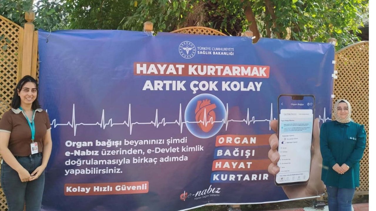 Kumlu’da organ bağışı farkındalık etkinliği
