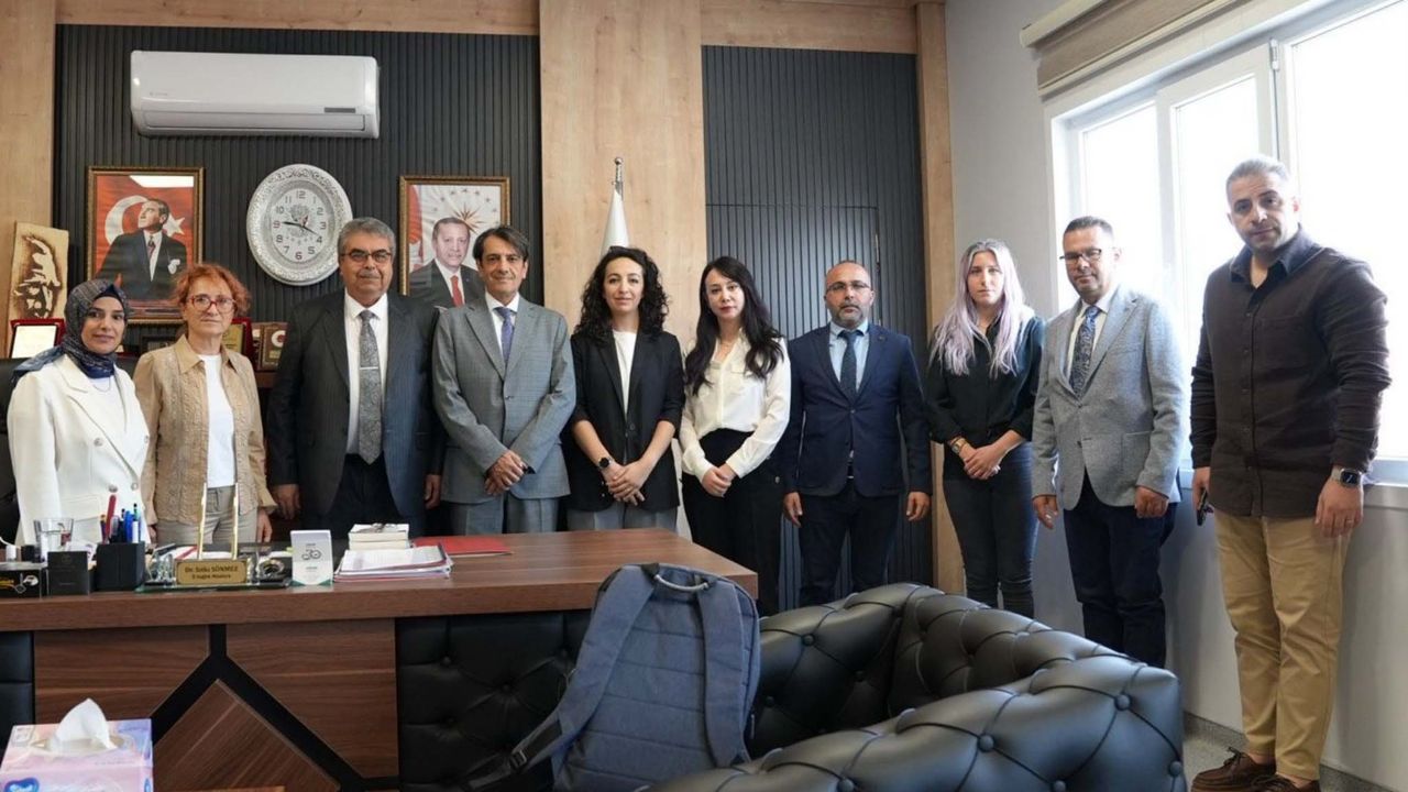 AB heyetinden sağlık müdürlüğüne ziyaret