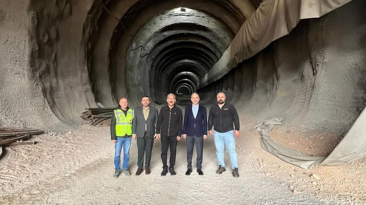 Özel Tünel Çalışmasını Yerinde İnceledi