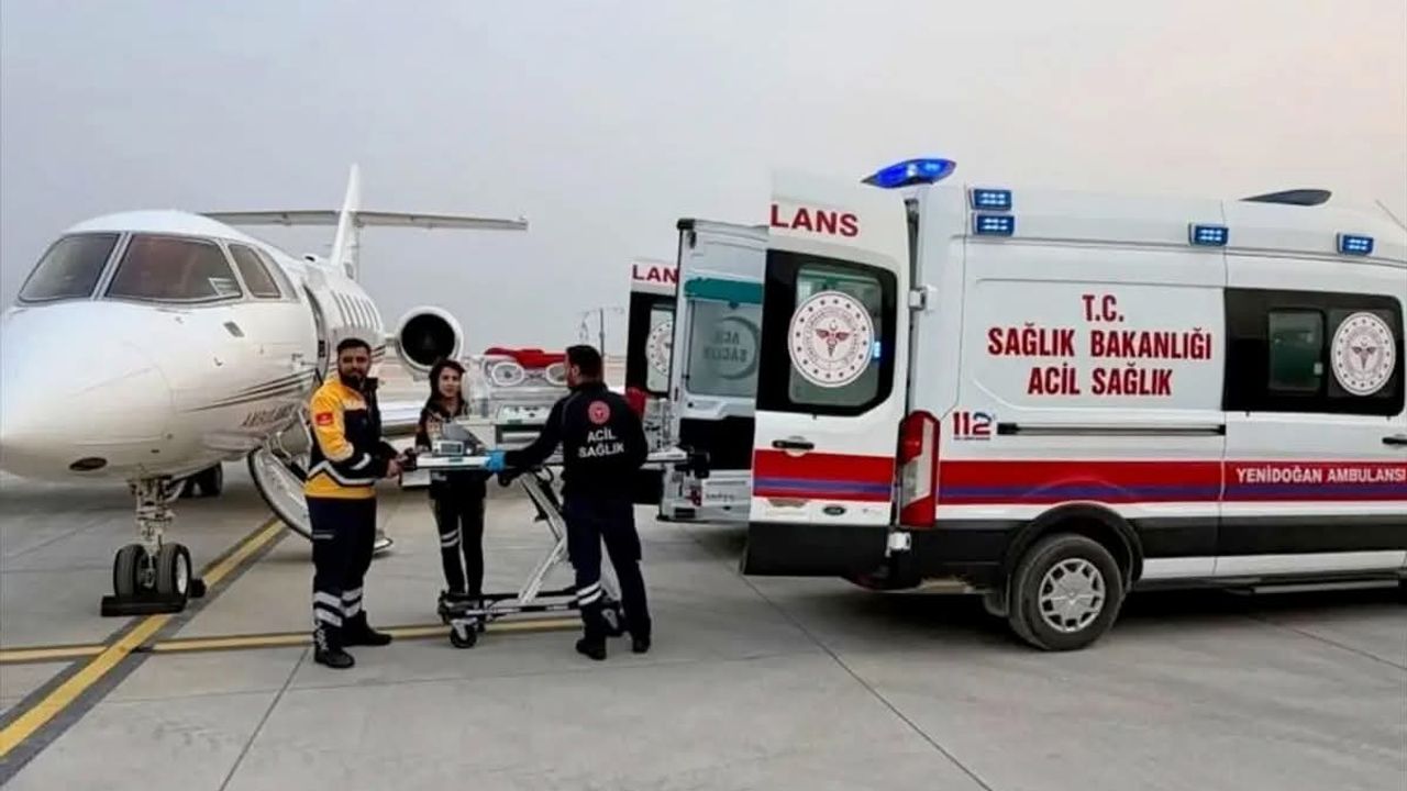 6 Günlük Bebek için Ambulans uçak