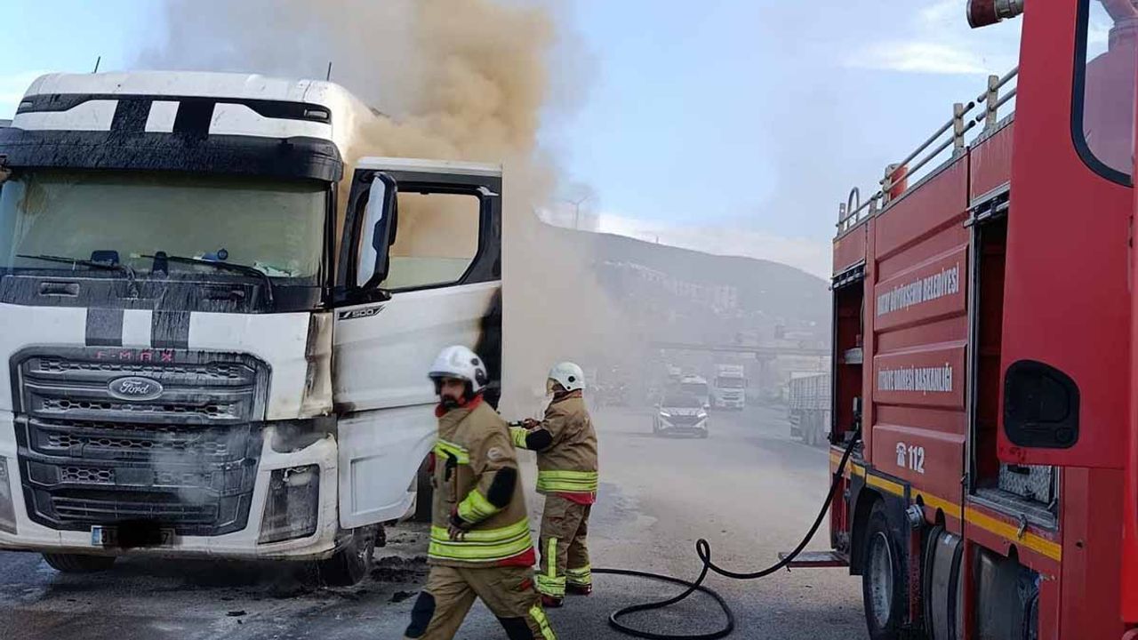 Ağır Tonajlı Araç Yangını