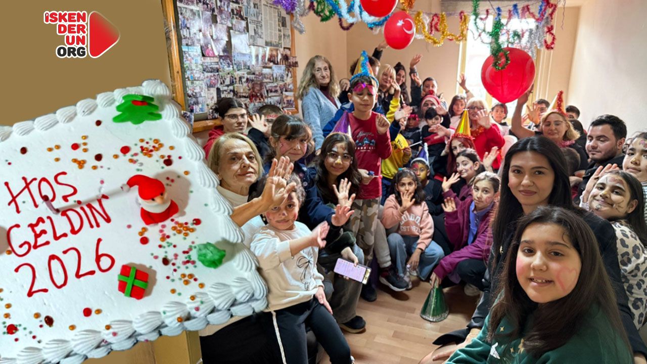 Çocuklarla aileleri yılbaşını erken kutladı…