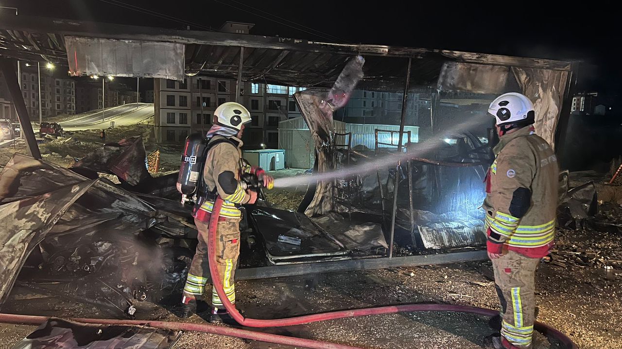 Konteyner Yangını Korkuttu