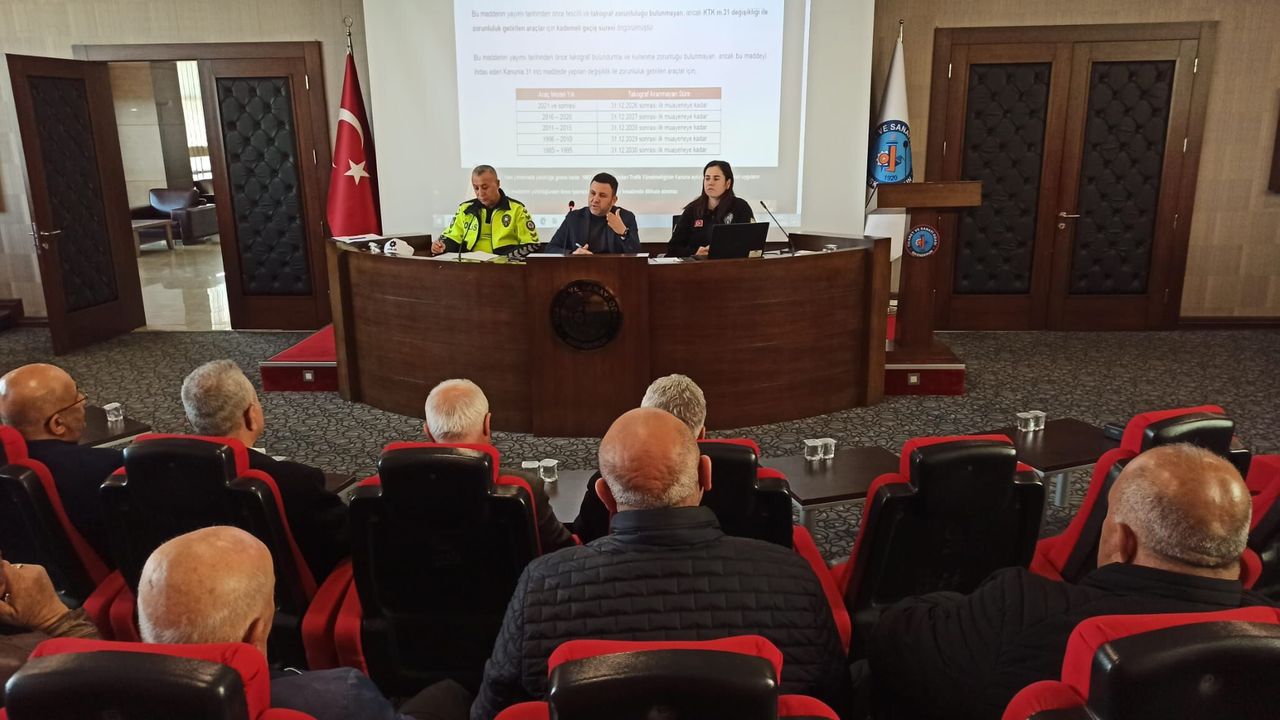 Şoförlere Yeni Ceza Ve Uygulamalarla İlgili Bilgilendirme…