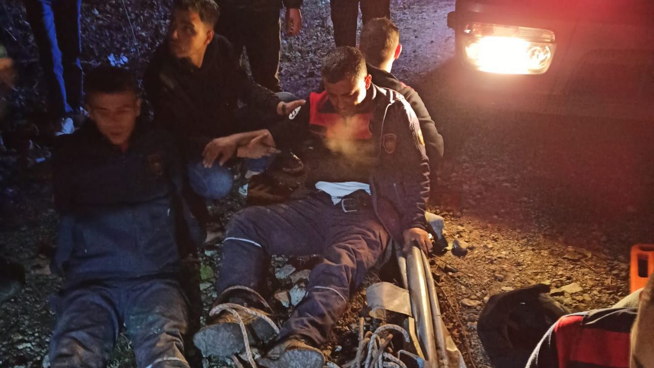 Uçurumdan operatörü Kurtardılar