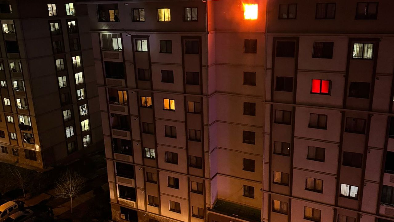 TOKI de Yangın  Korkuttu