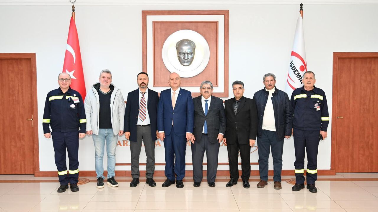 Yusuf Yıldırım’dan İsdemir’de Ayhan Akın’a Ziyaret