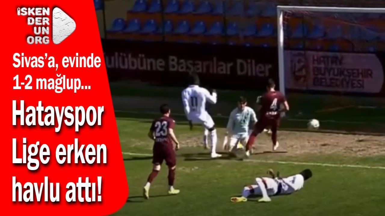 Hatayspor evinde Kazanamadı, Küme Düşme Kesinleşti!