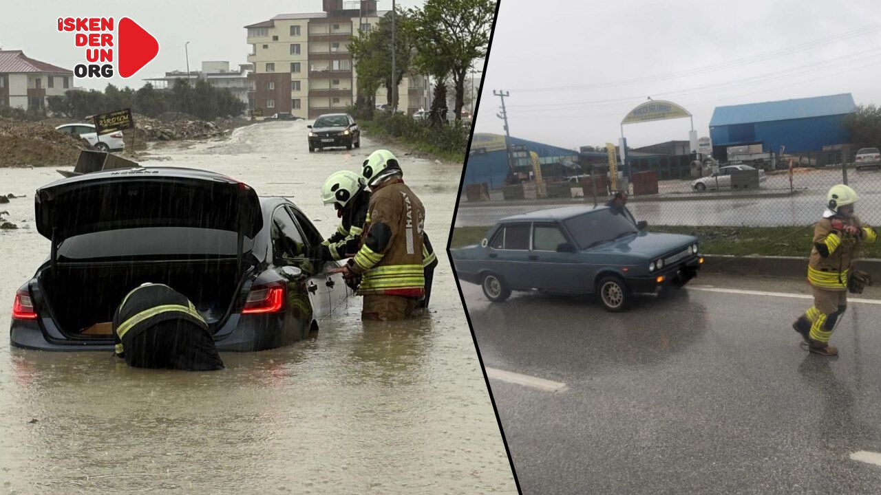 Antakya’da Yağış yaşamı olumsuz etkiledi