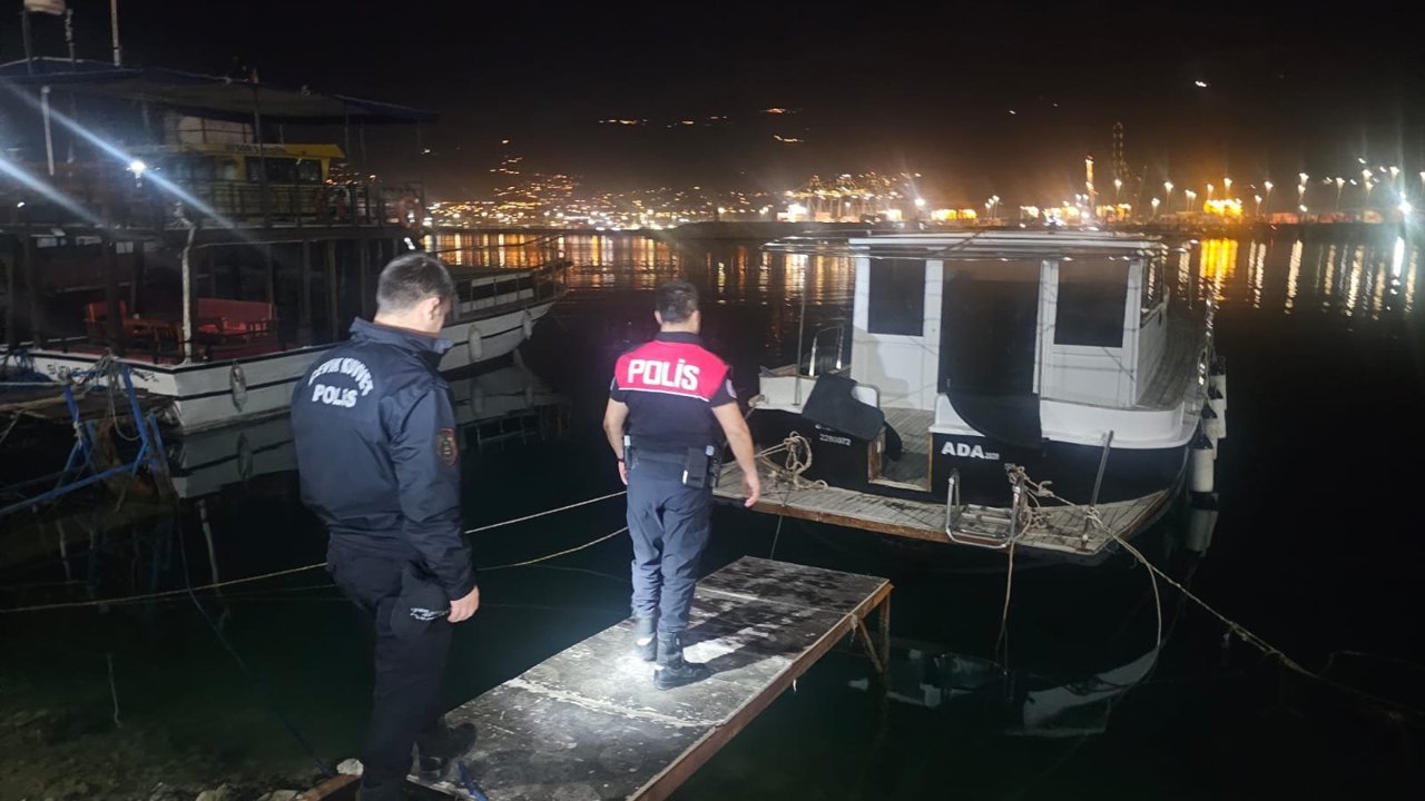 İskenderun’da Balıkçı Barınağına Gece Operasyonu