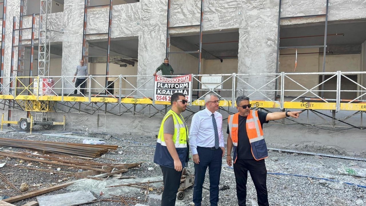 Kaymakamdan devam eden yatırımlara yakın takip…