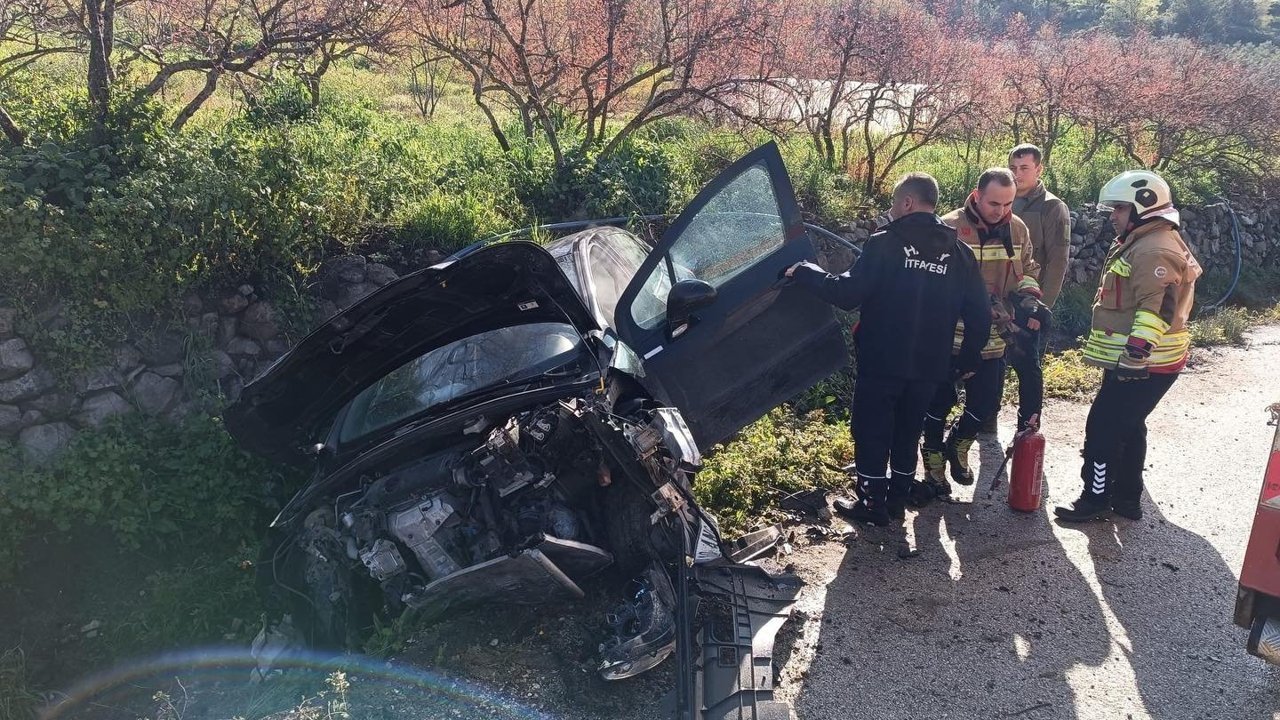 Yayladağı’nda Trafik Kazası…