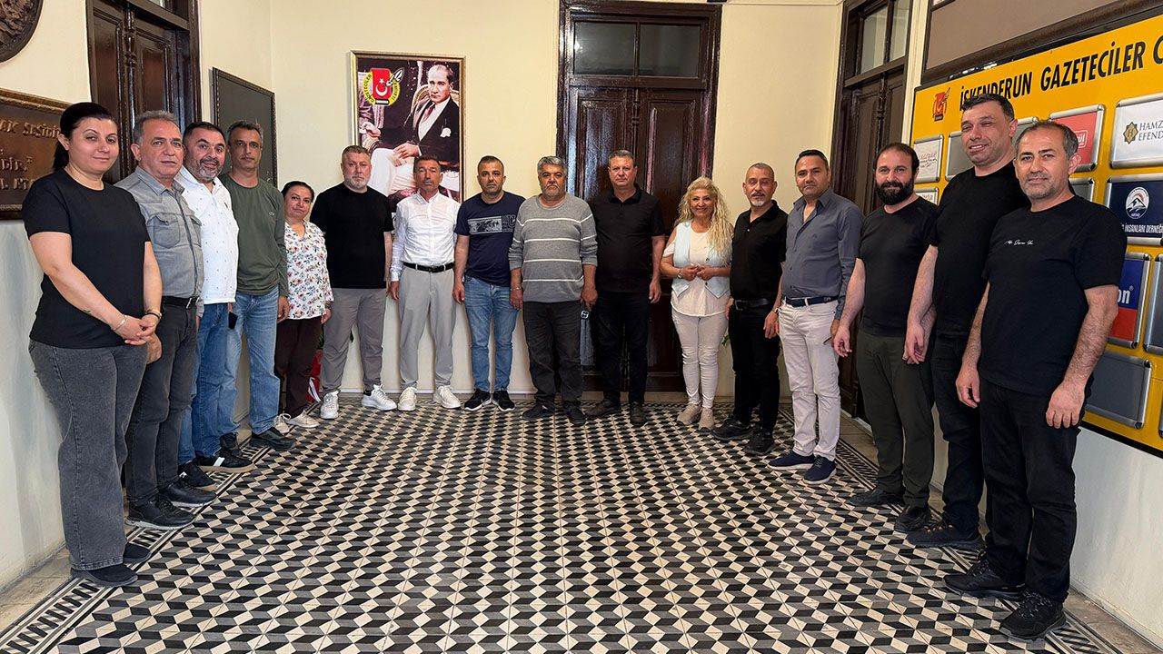 Ordulu’dan İskenderun Gazeteciler Cemiyeti’ne Ziyaret