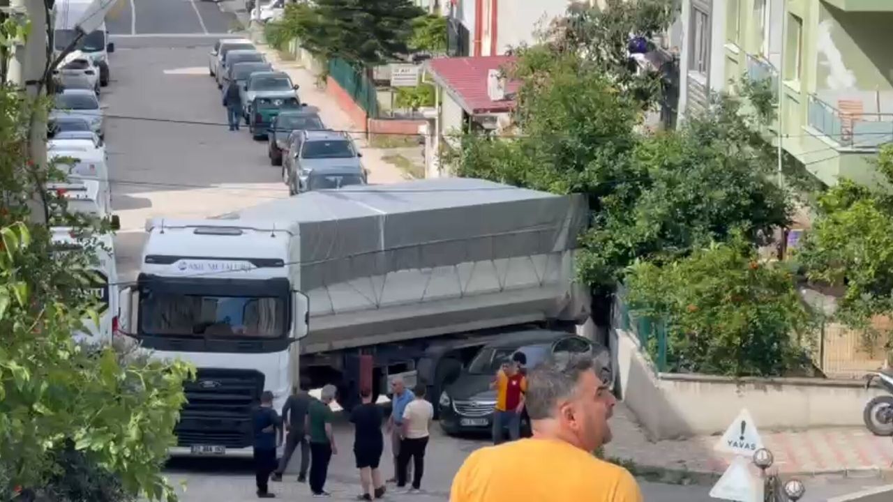 Yokuşu Çıkamayan Araç Korkuttu