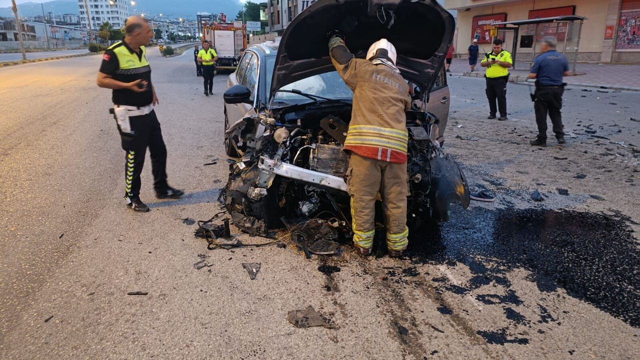 Trafik Kazası iki yarali